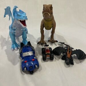 Action Figure Toy Set Animatronic and Transformers